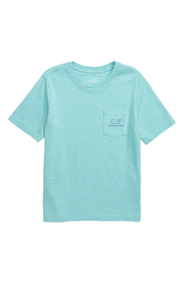 vineyard vines Heathered Vintage Whale Pocket T-Shirt, Main, color, 