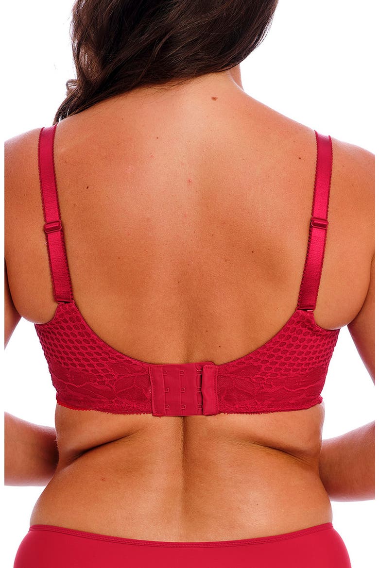 Reflect Underwire Side Support Bra, Alternate, color, RED