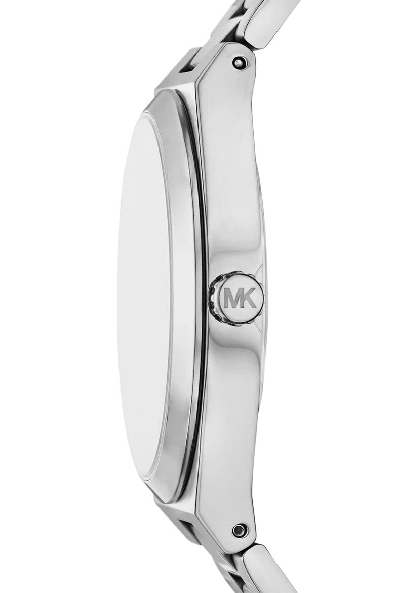 Lennox Bracelet Watch, 43mm, Alternate, color, SILVER