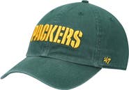 '47 Men's '47 Green Green Bay Packers Clean Up Script Adjustable Hat