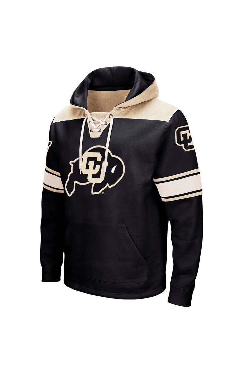 COLOSSEUM Men's Colosseum Black Colorado Buffaloes 2.0 Lace-Up Hoodie, Alternate, color, Black