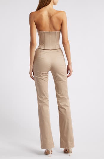 Strapless Corset Jumpsuit