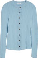 A.L.C. Fisher Rib Cotton Blend Cardigan