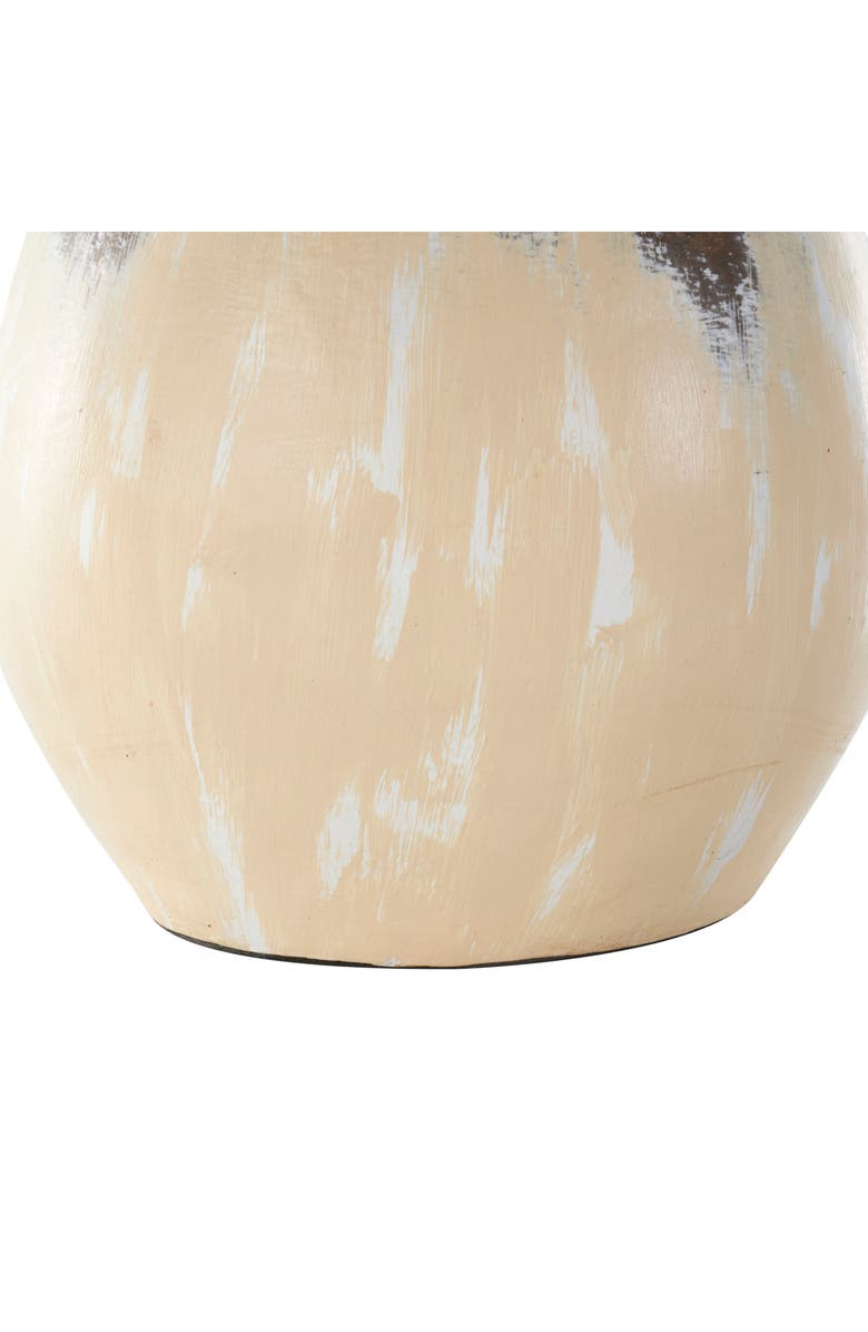 GINGER BIRCH STUDIO Ceramic Vase, Alternate, color, Cream