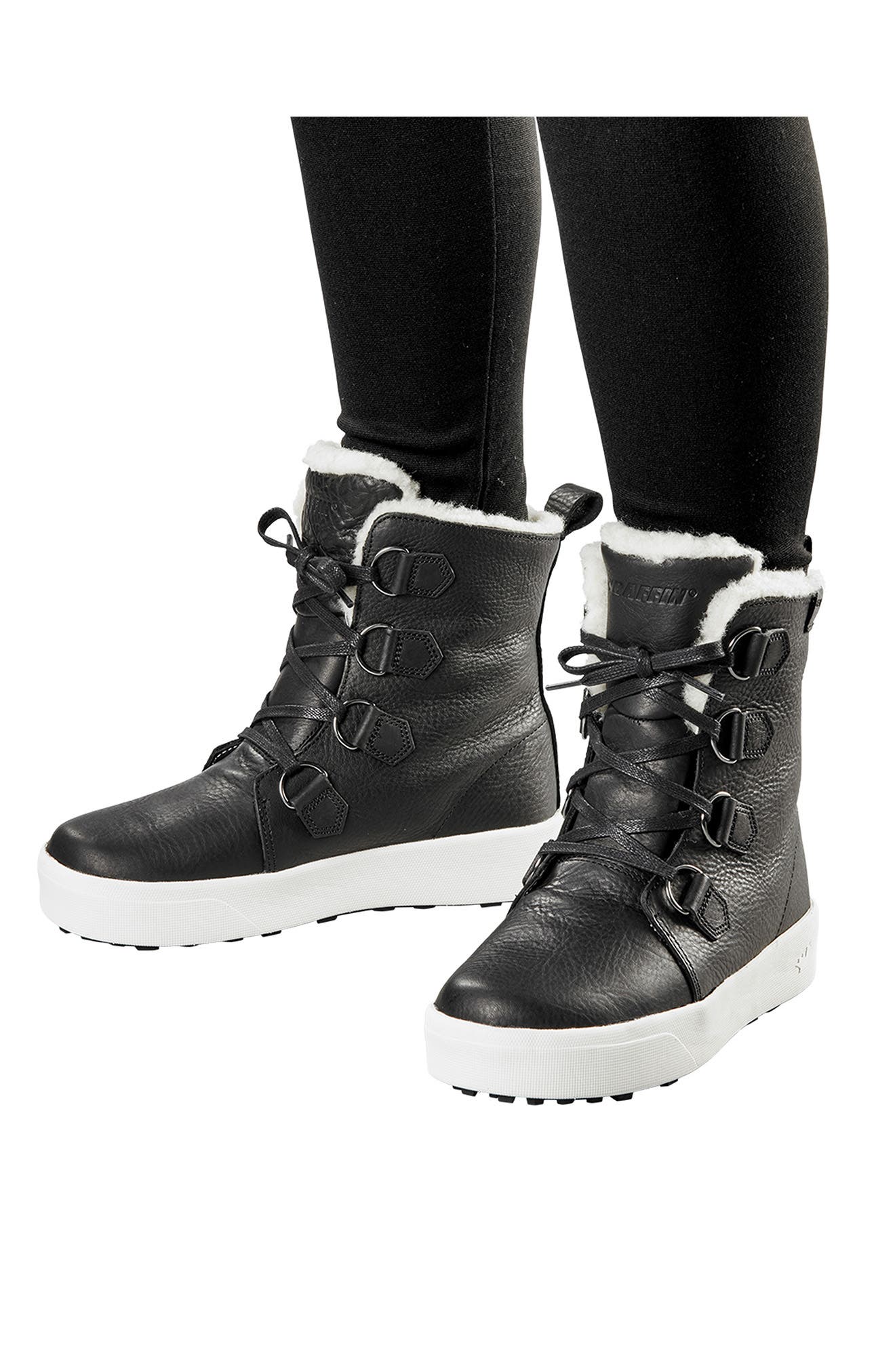 Baffin High Park Waterproof Winter Boot, Alternate, color, Black