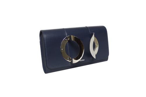 Perrin Paris La Croisette Clutch In Blue