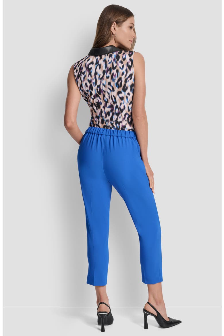 Straight Leg Ankle Crop Pants, Alternate, color, CADET BLUE