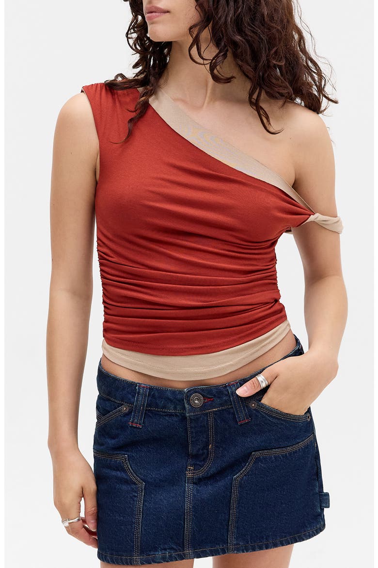 Fia Twist Top, Main, color, BURNT ORANGE