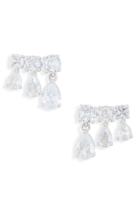 Blythe Cubic Zirconia Drop Earrings