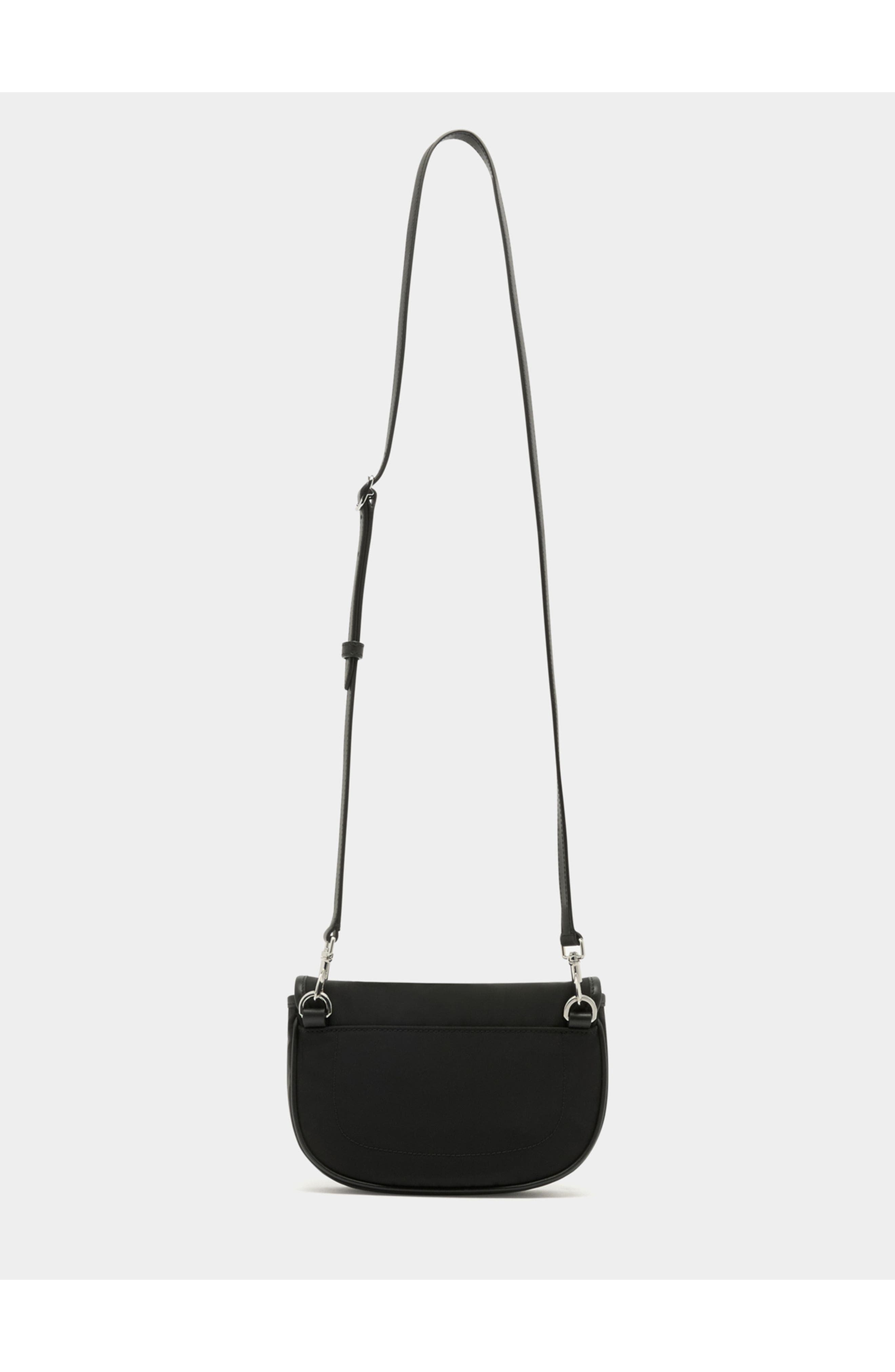 Bally B-Light Crossbody Bag in Nylon and Leather, Alternate, color, 