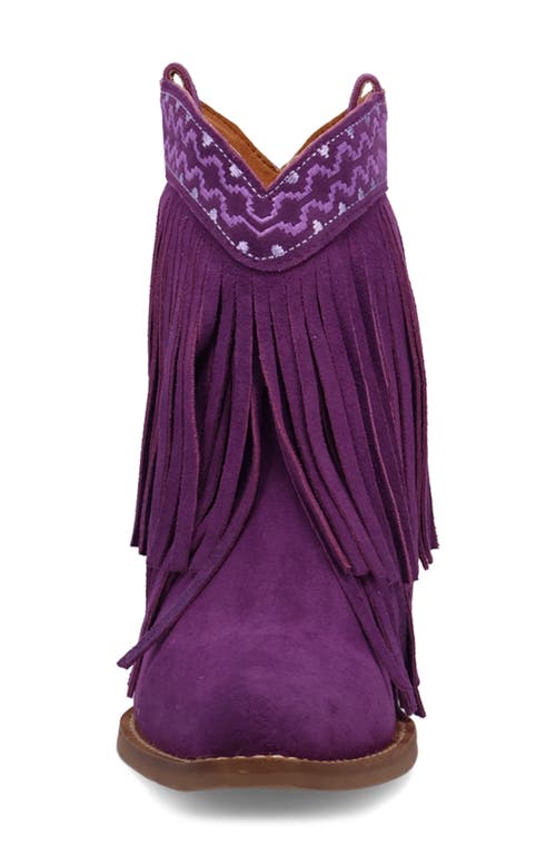 Dingo Tapadero Western Boot In Purple