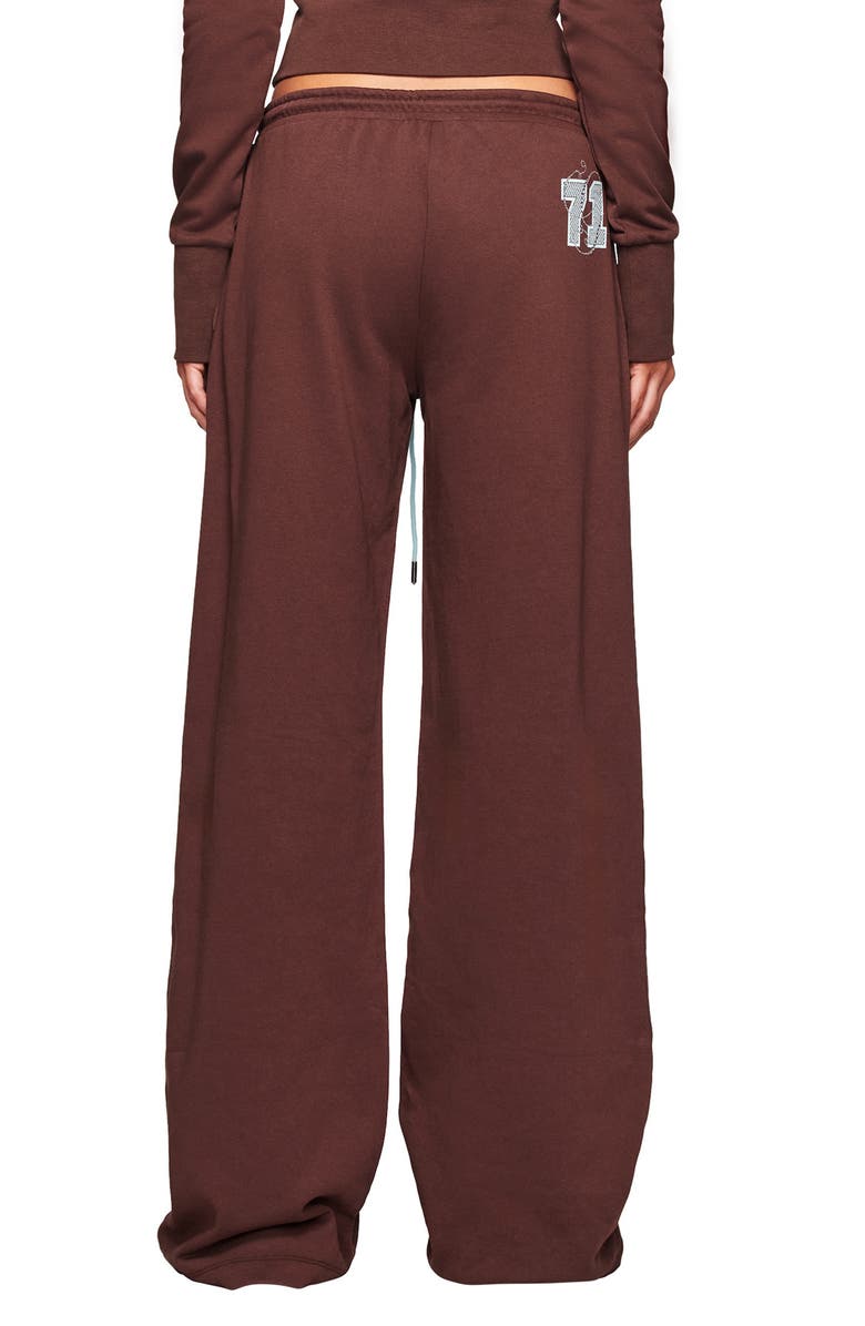 I.AM.GIA Low Rise Wide Leg Sweatpants, Alternate, color, Brown