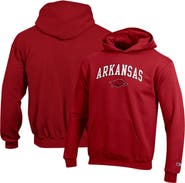 Champion Youth Champion Cardinal Arkansas Razorbacks Campus Pullover Hoodie