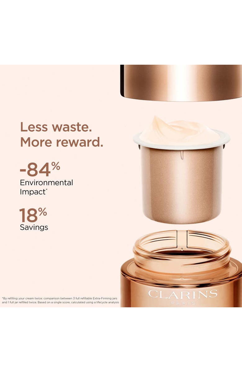 Clarins Extra-Firming Night Refillable Moisturizer with Collagen Polypeptide & Niacinamide for Dry Skin, Alternate, color, Regular