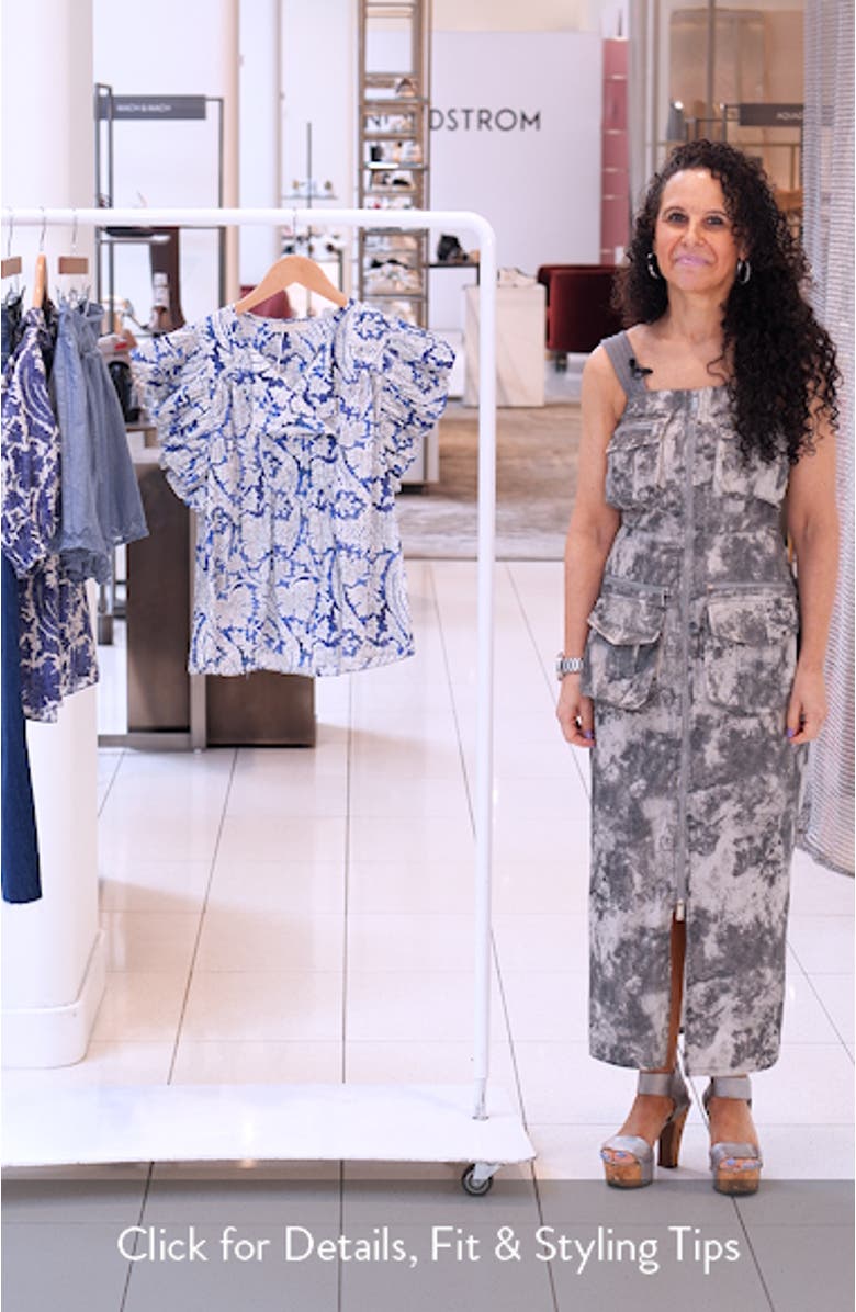 Sienna Flutter Sleeve Top, sales video thumbnail