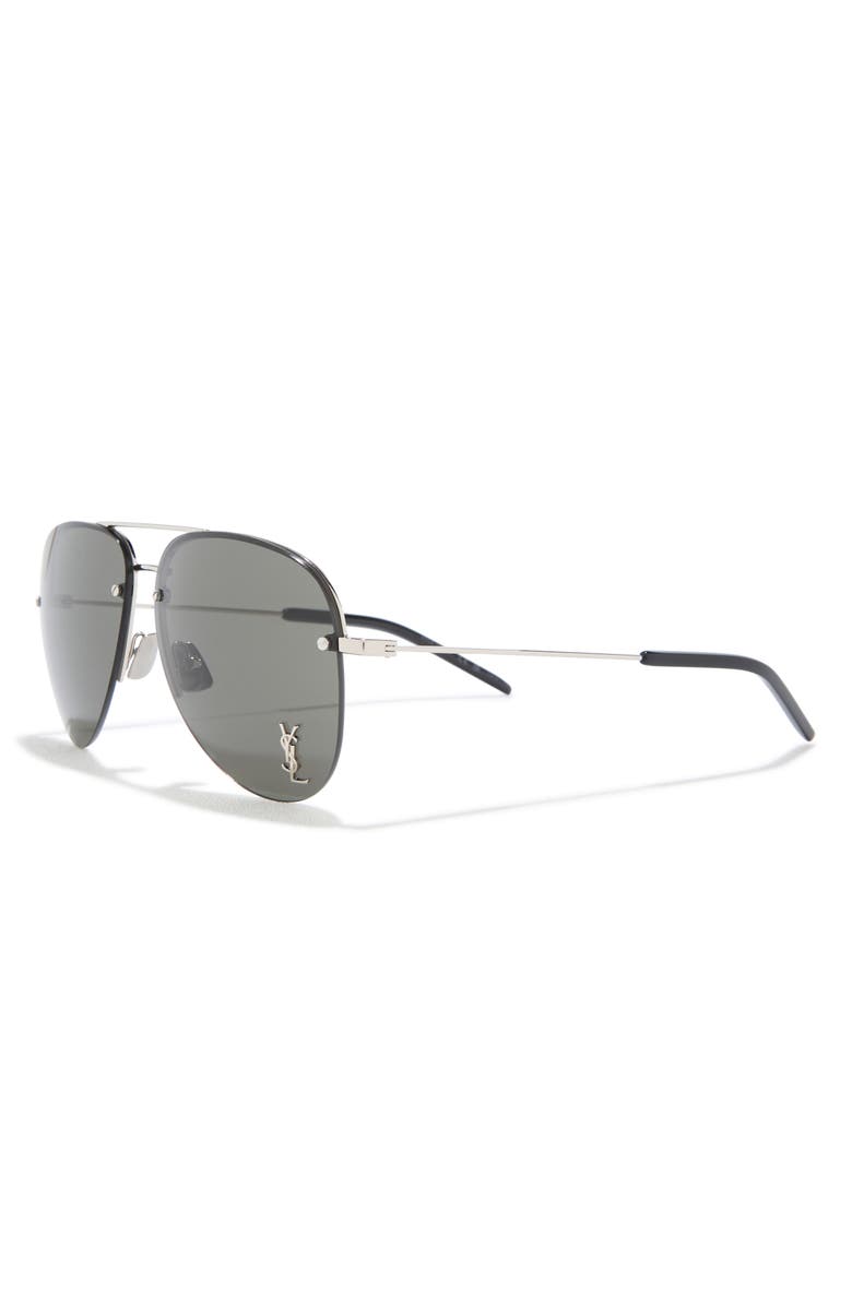 Saint Laurent 59mm Aviator Sunglasses, Alternate, color,