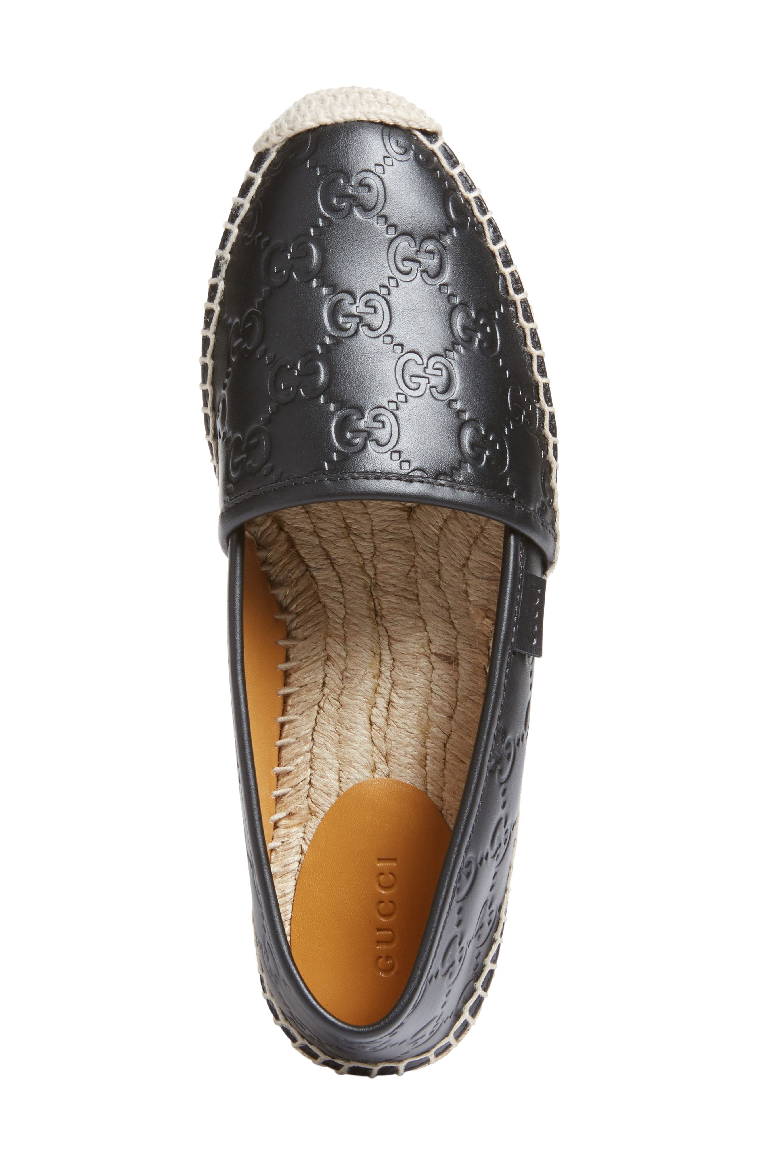 Gucci Pilar Espadrille Flat, Alternate, color, 