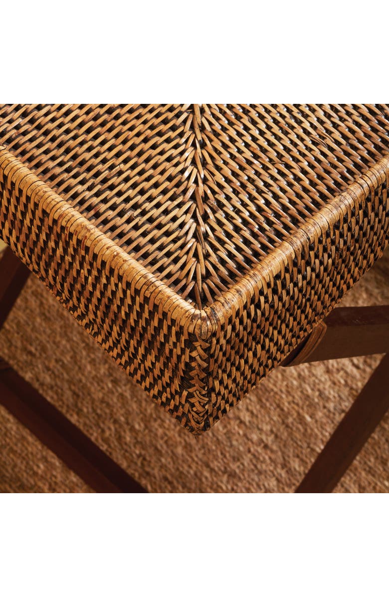 Napa Home & Garden Burma Rattan Butler Tray Table, Alternate, color, Brown