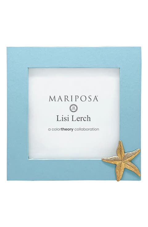Starfish Blue 4 x 4-Inch Picture Frame