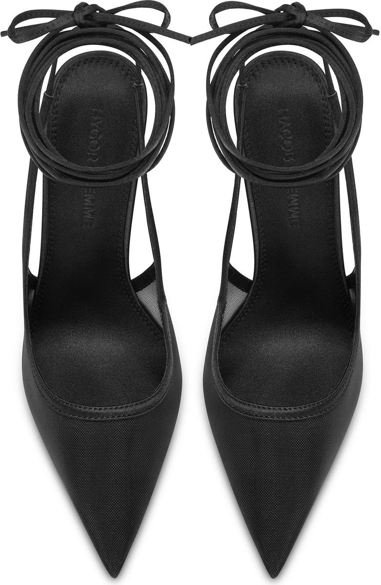 FEMME Cobra Lace Up Pump, Alternate, color, Black