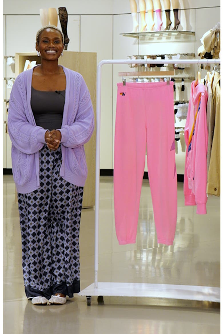 Aviation Nation Bolt Stitch Sweatpants video