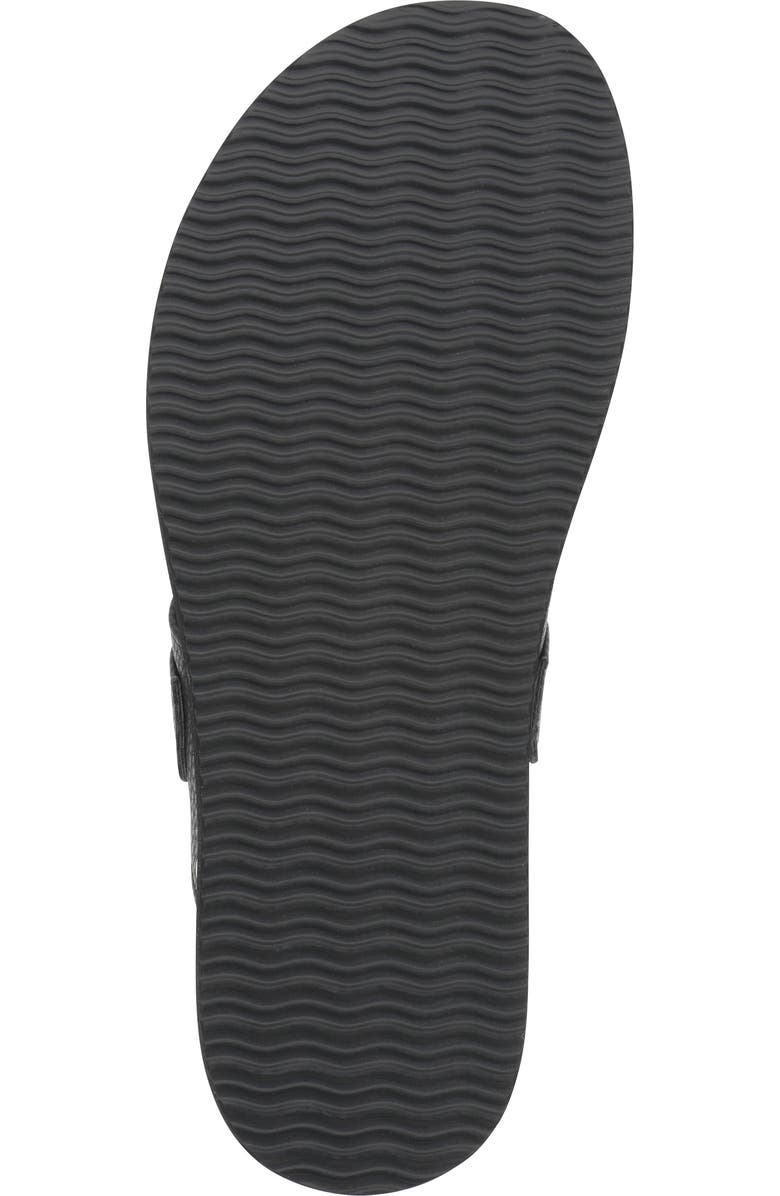 White Mountain Footwear Malabar Thong Sandal, Alternate, color, Black/ Smooth W/ Black Footbed