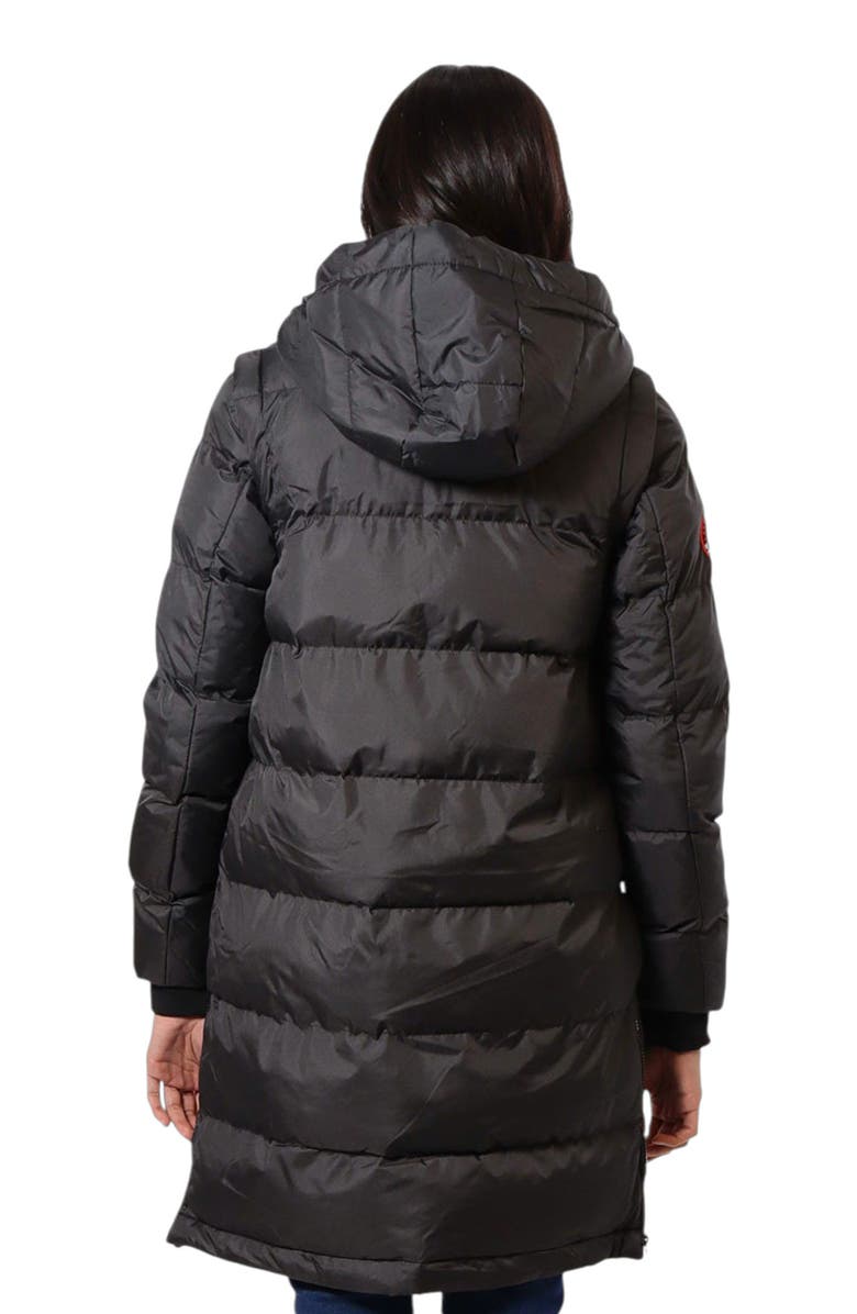 CANADA WEATHER GEAR Women's Long Heavyweight 2 in 1 Puffer Jacket and Vest, Alternate, color,