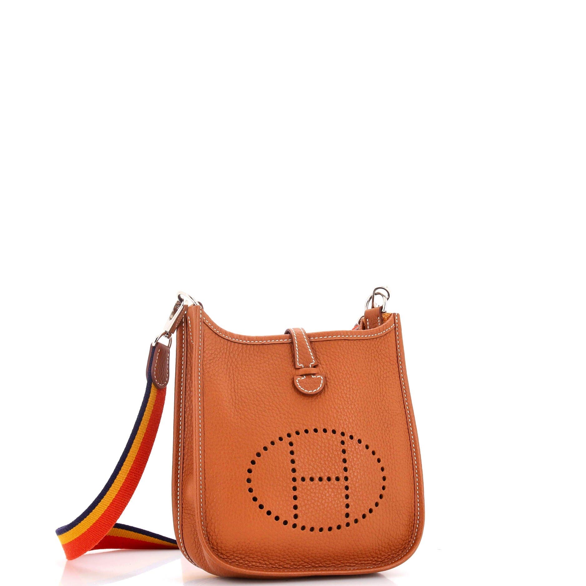 Pre-Owned Hermes Evelyne Bag Gen III Clemence TPM, Alternate, color, Gold