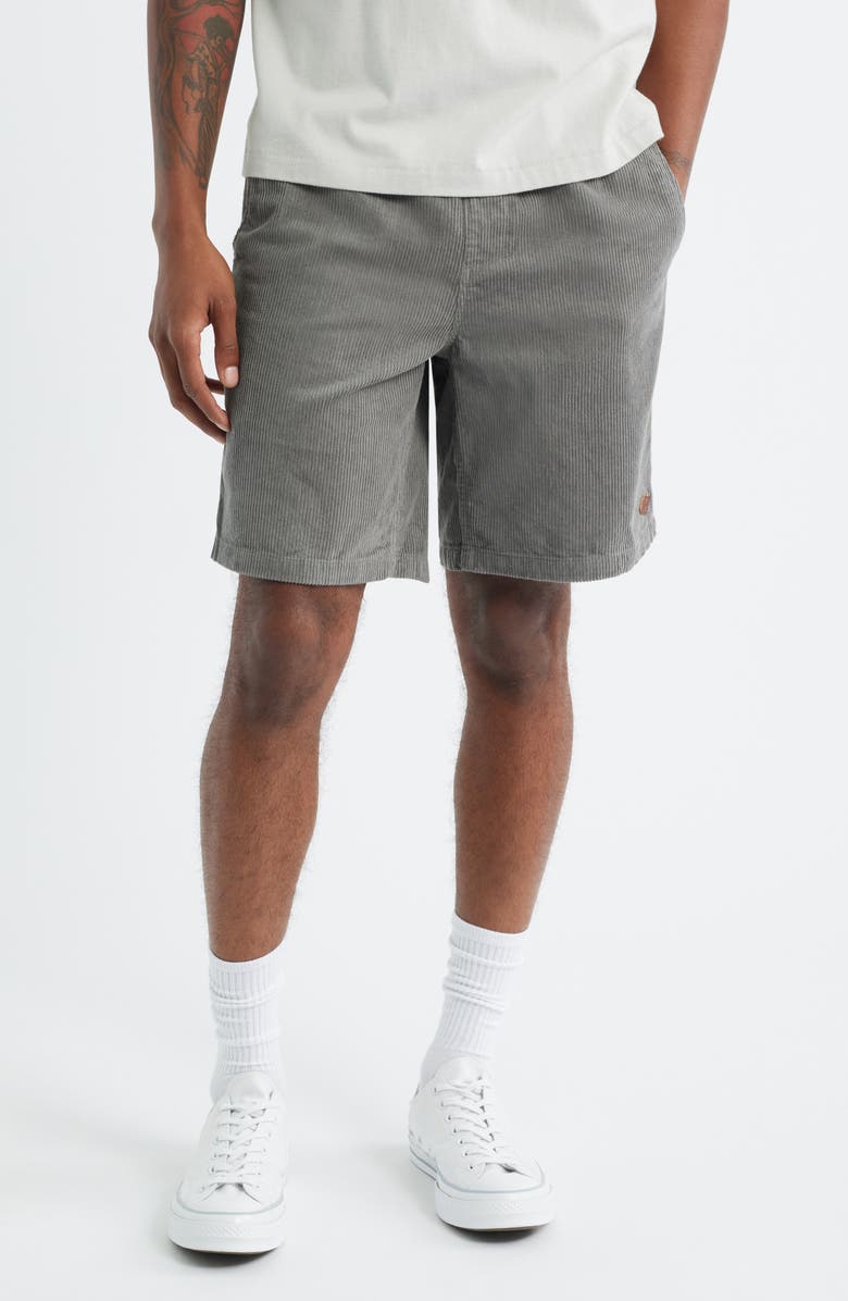 Rip Curl Classic Surf Corduroy Volley Shorts, Main, color, Charcoal