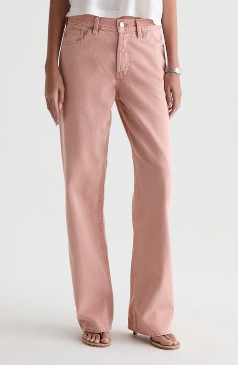 Billie High Waist Straight Leg Jeans (Opal Radiance)