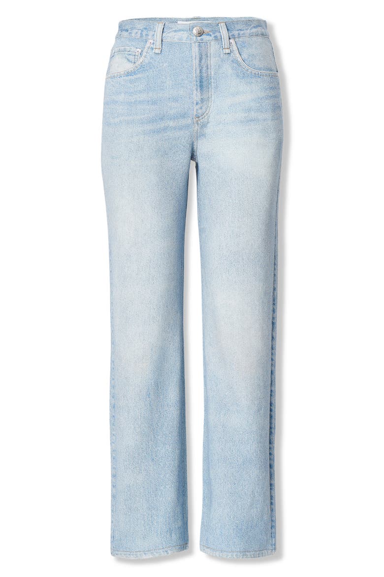 Miramar Shea Wide Leg Cotton Terry Sweatpant Jeans, Alternate, color, SALIN