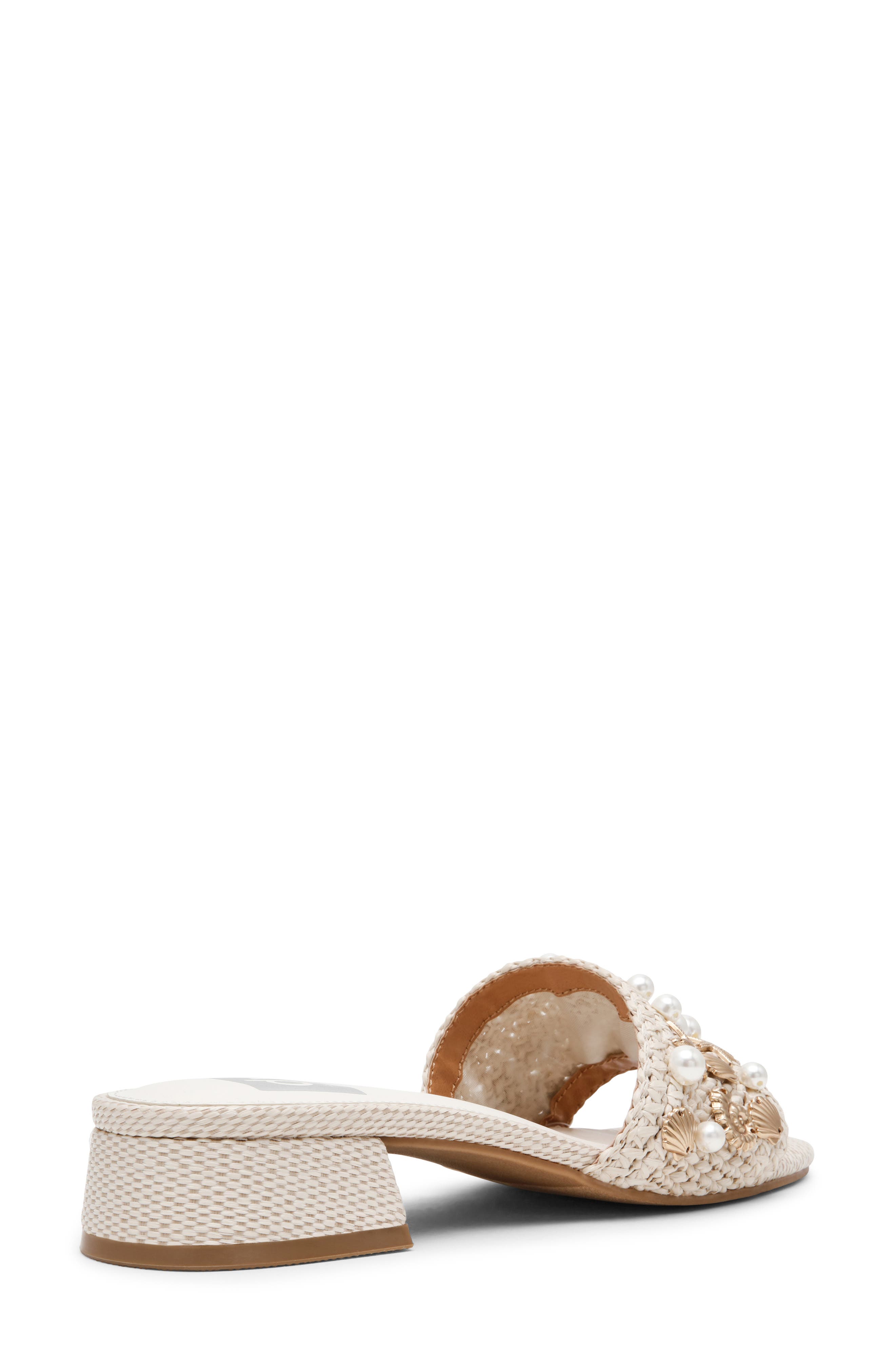 DV by Dolce Vita Nillian Embellished Slide Sandal, Alternate, color, Ivory