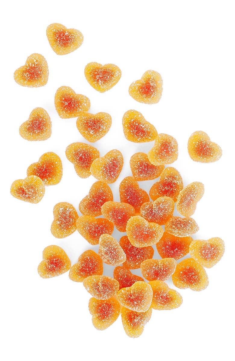 sugarfina Peach Bellini Gummy Candy Cube, Alternate, color, 