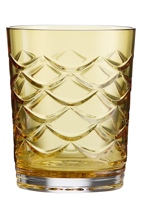 Winter Wonders Pinecone Double Old Fashioned Glass