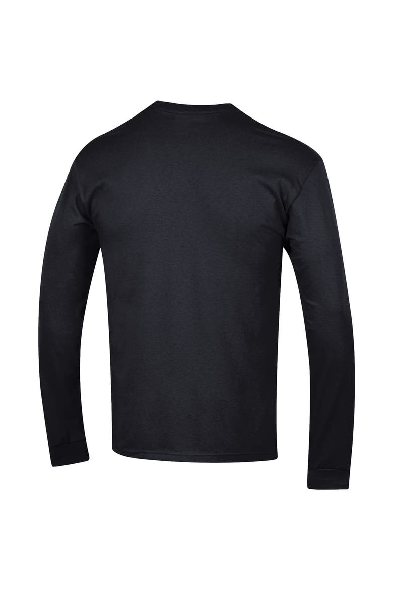 Men's Champion  Black Atlanta Falcons Seal Long Sleeve T-Shirt, Alternate, color, Black