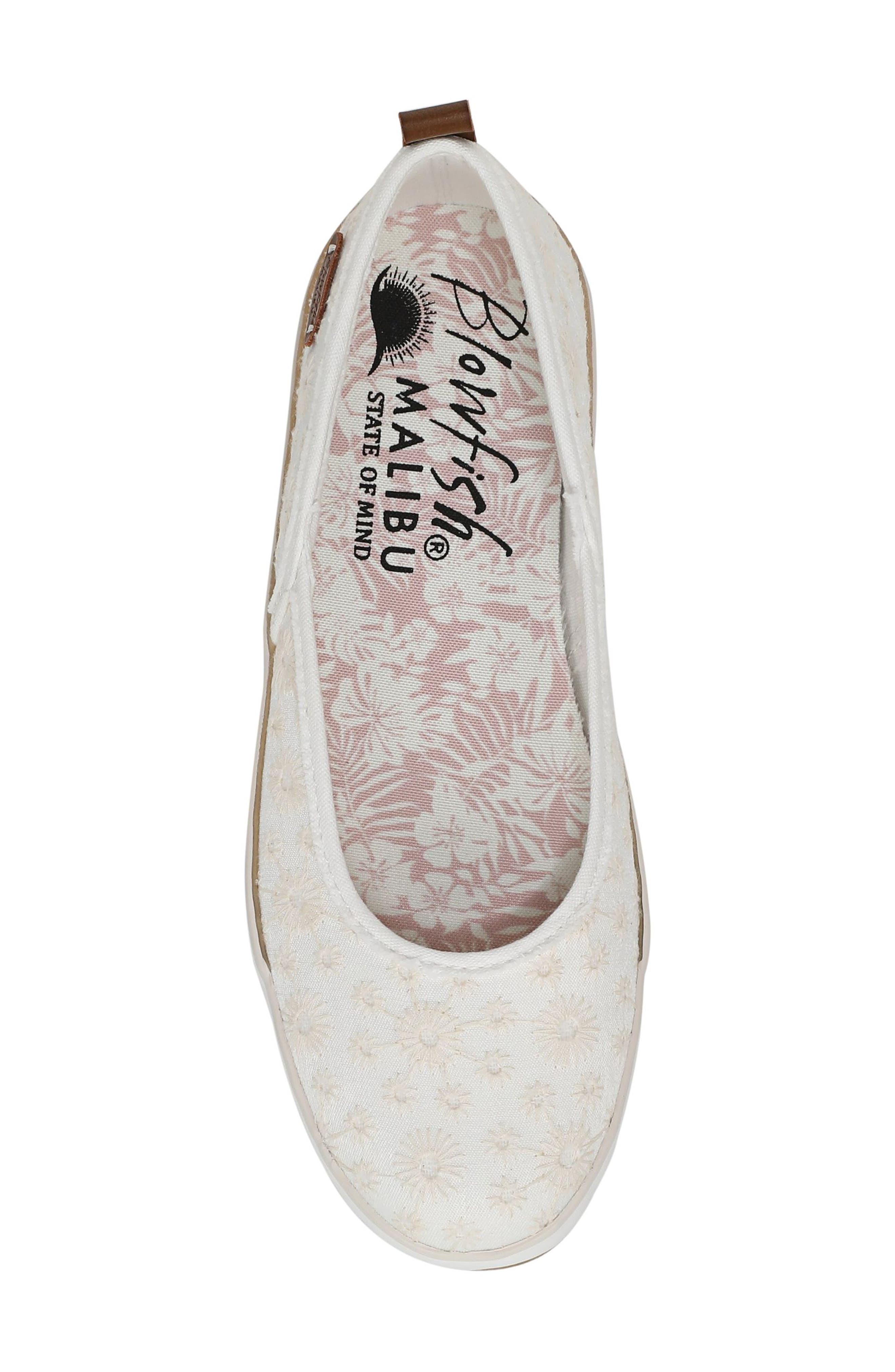 EZ Does It Slip-On Shoe, Alternate, color, WHITE EYELET LINEN