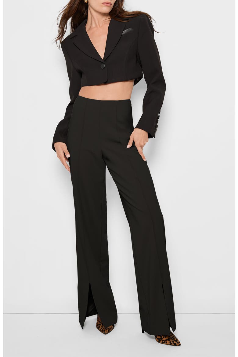 Felice Straight Leg Trousers, Main, color, Black