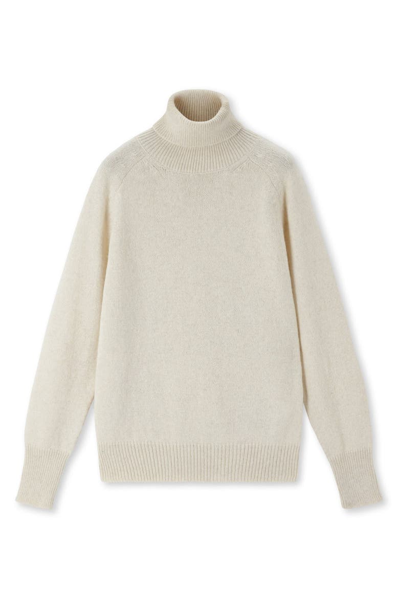 Fortela Piero High Neck Alpaca Wool Sweater, Main, color, Off White
