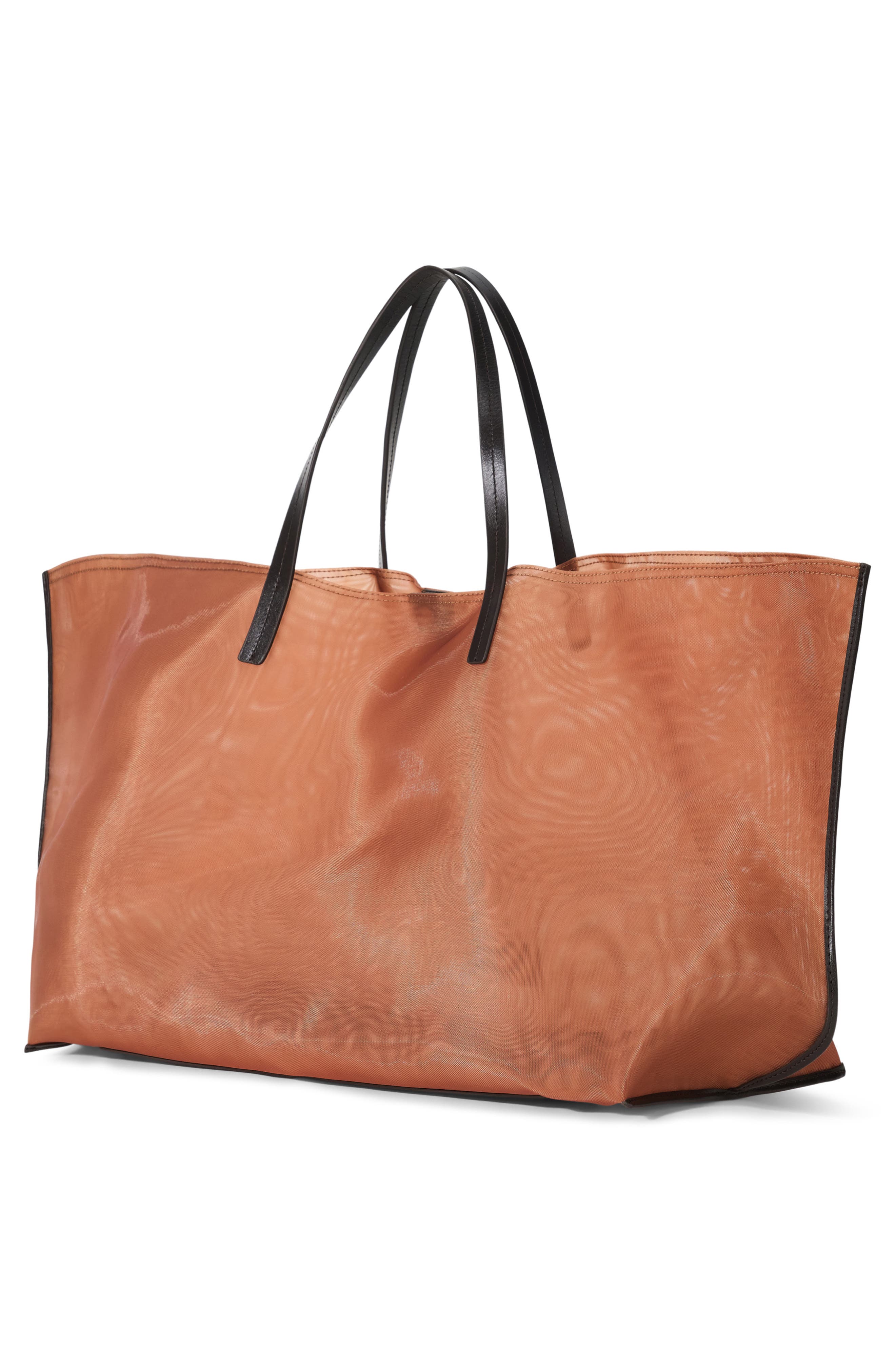 STAUD Large Christos Mesh Tote, Alternate, color, Camel