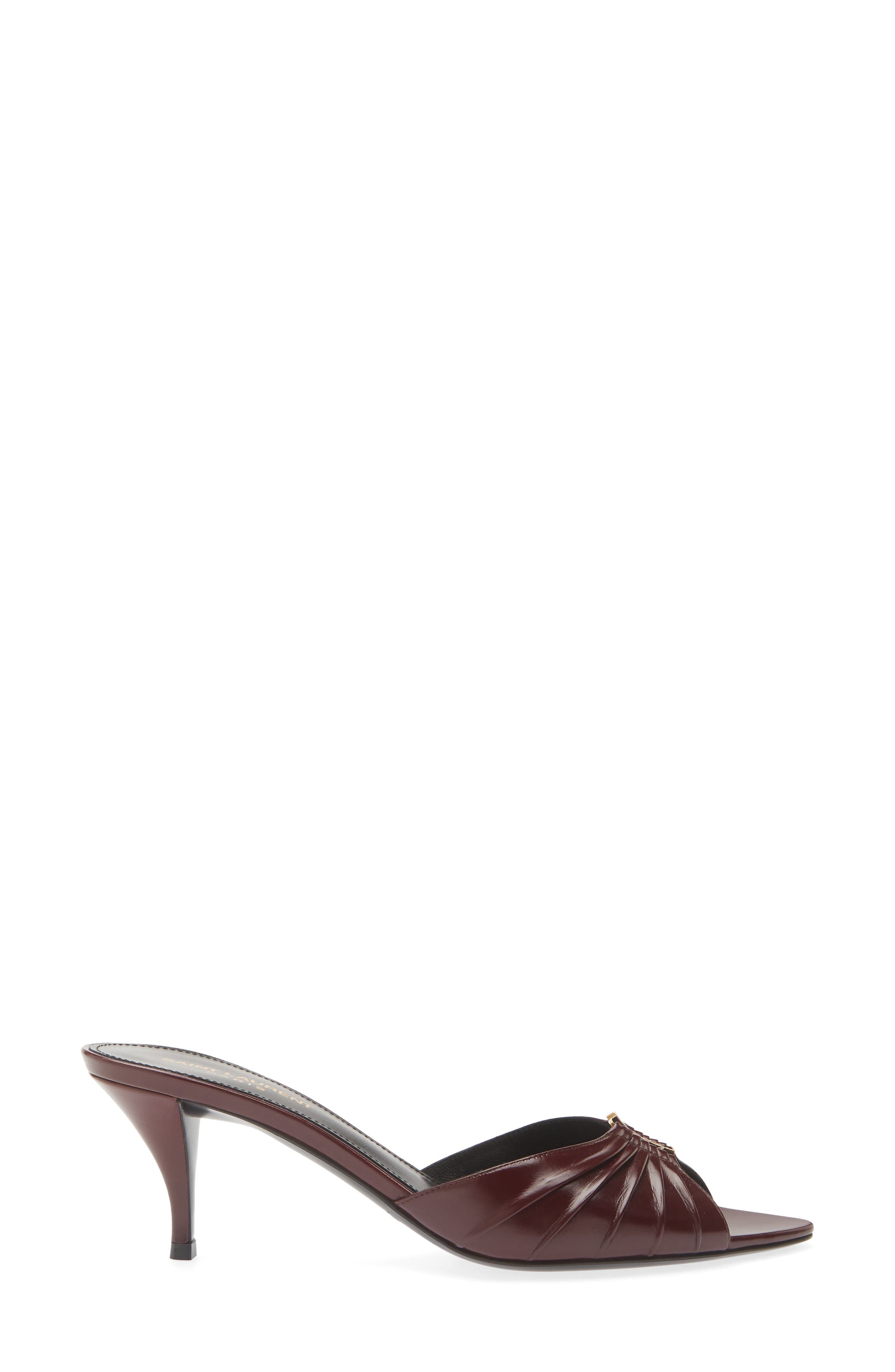 Babylone Slide Sandal, Alternate, color, VINTAGE BORDEAUX