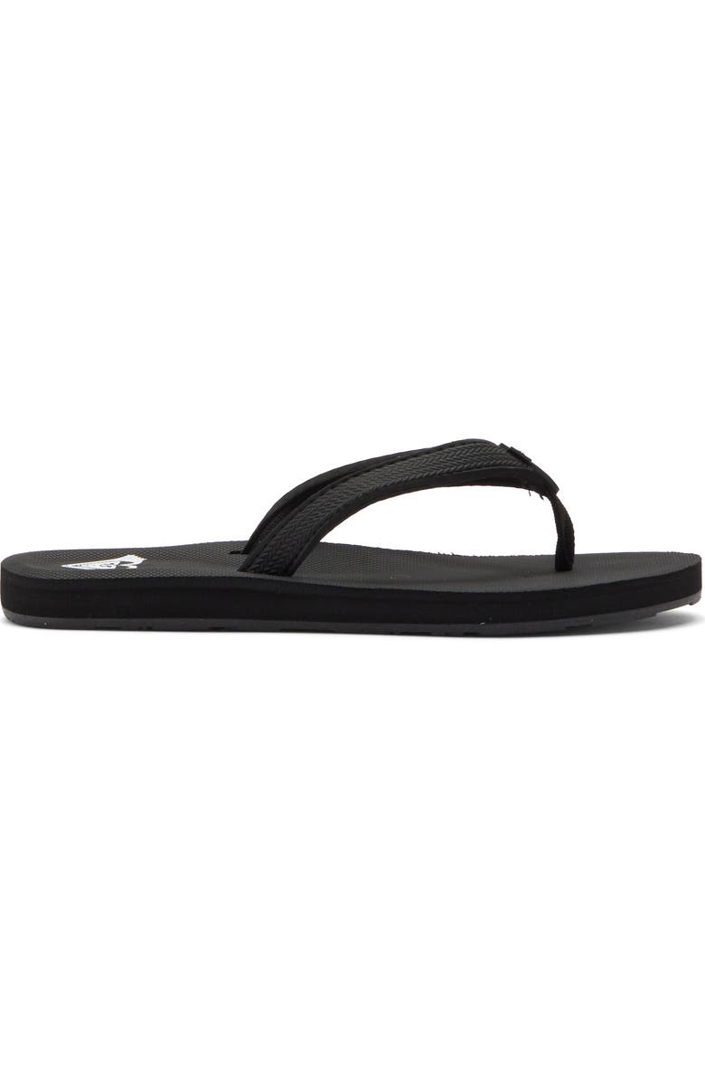 Roxy Porto Flip Flop, Alternate, color, Black