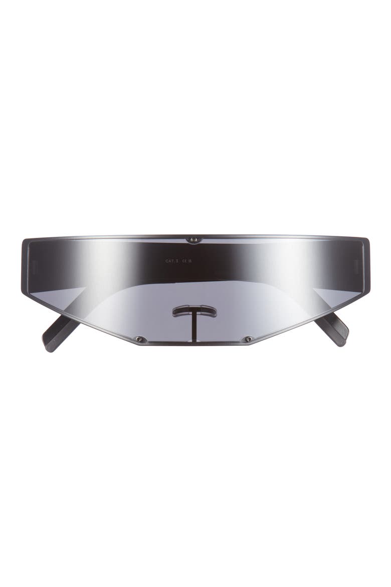 Cyclops Shield Sunglasses, Main, color, BLACK TEMPLES/ BLACK LENS