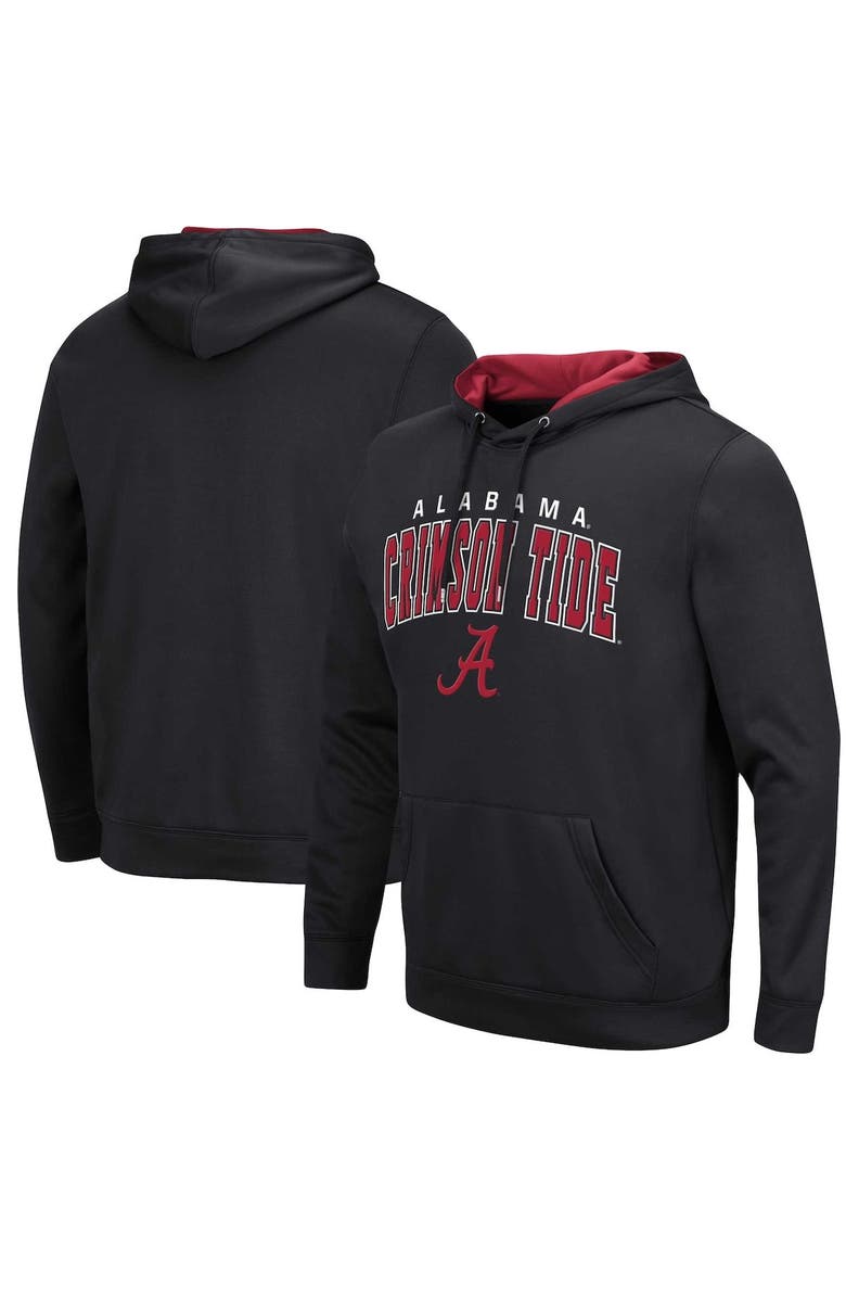 COLOSSEUM Men's Colosseum Black Alabama Crimson Tide Resistance Pullover Hoodie, Main, color, Black
