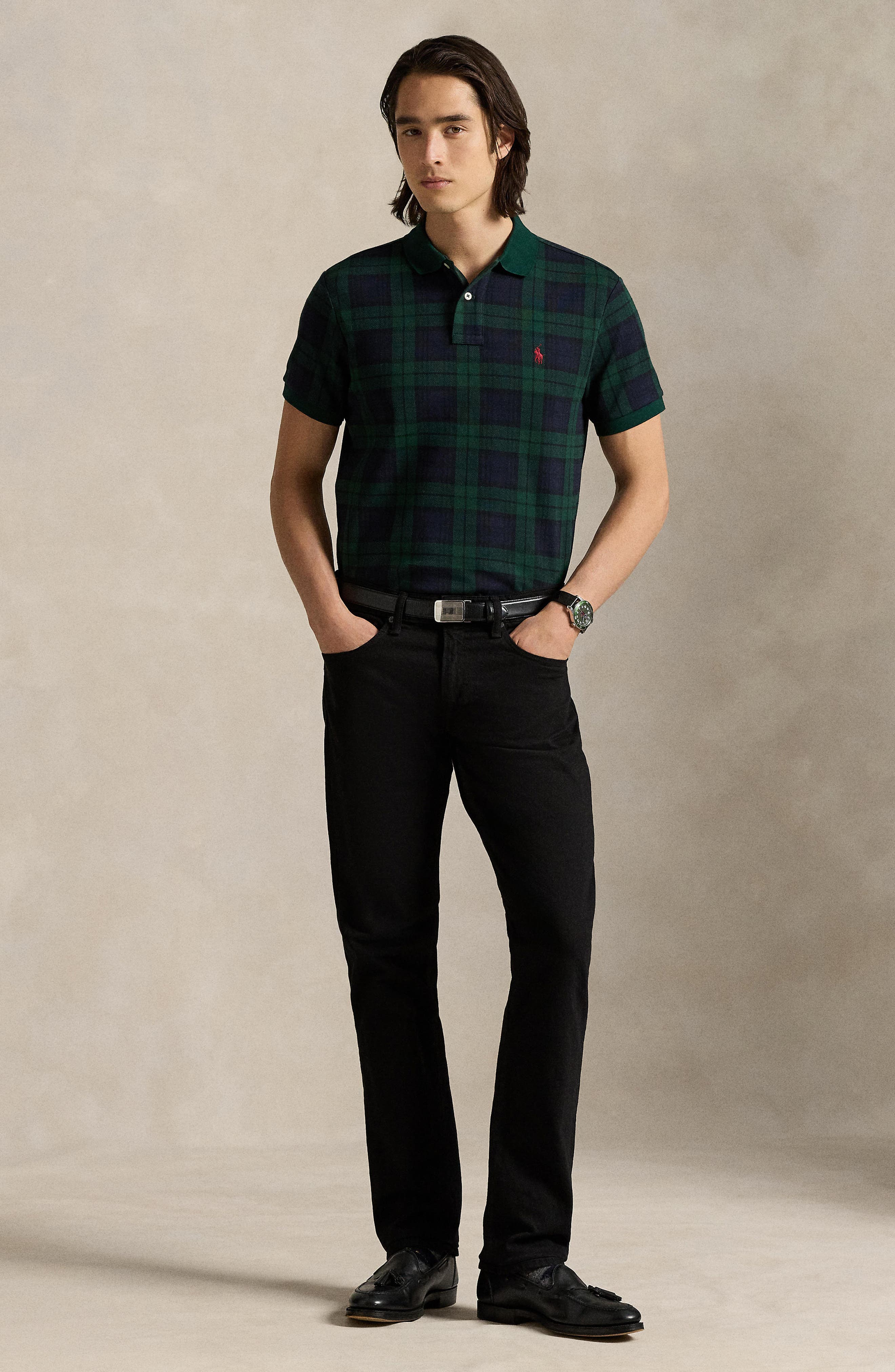 Classic Fit Palid Jacquard Cotton Polo (Men) | Nordstrom