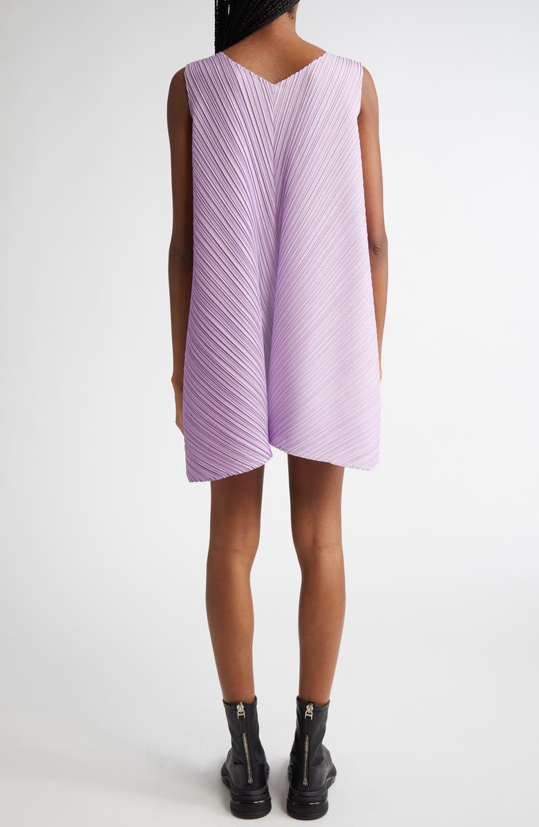 Pleats Please Issey Miyake Mellow Pleated A-Line Dress, Alternate, color, 