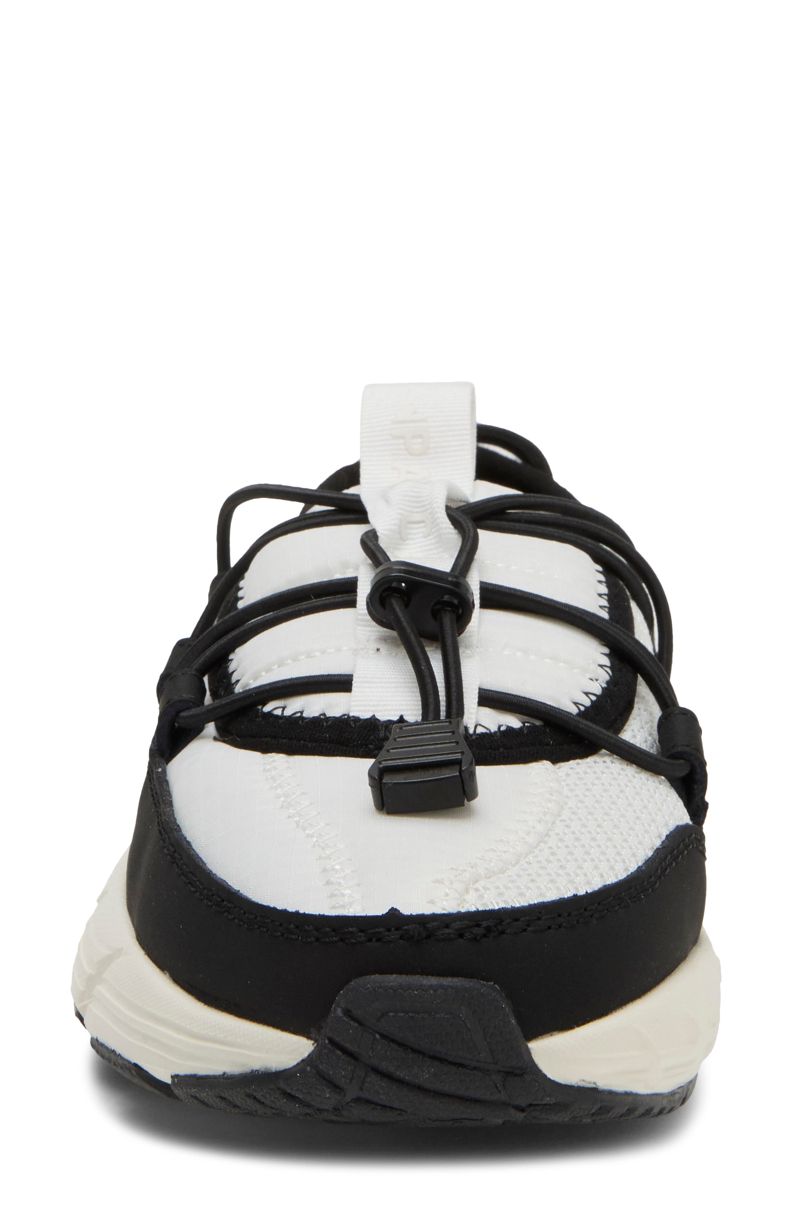 Litebase Leather & Textile Mule, Alternate, color, WHITE/ BLACK