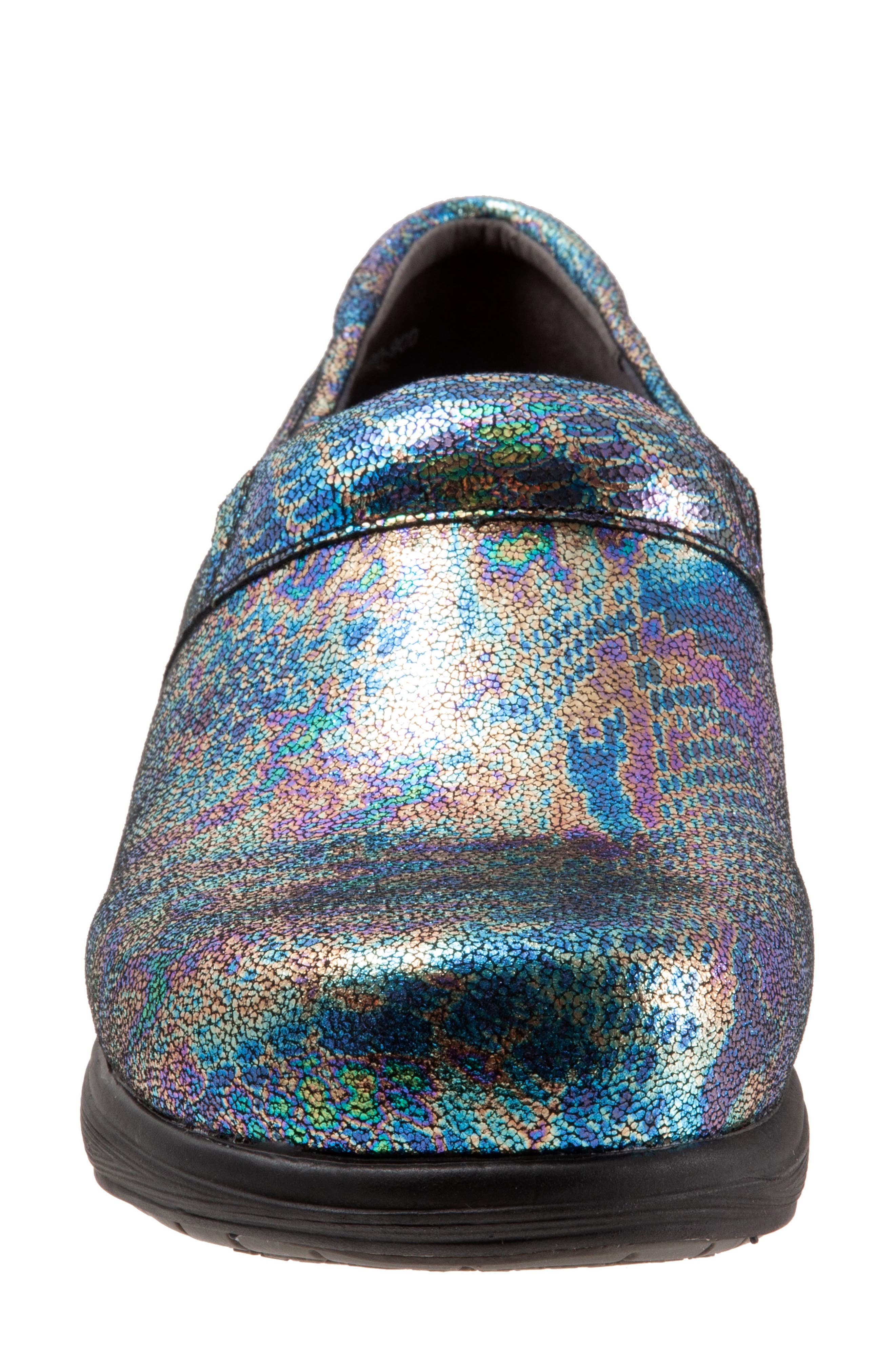Meredith Sport Clog, Alternate, color, IRIDESCENT FOIL