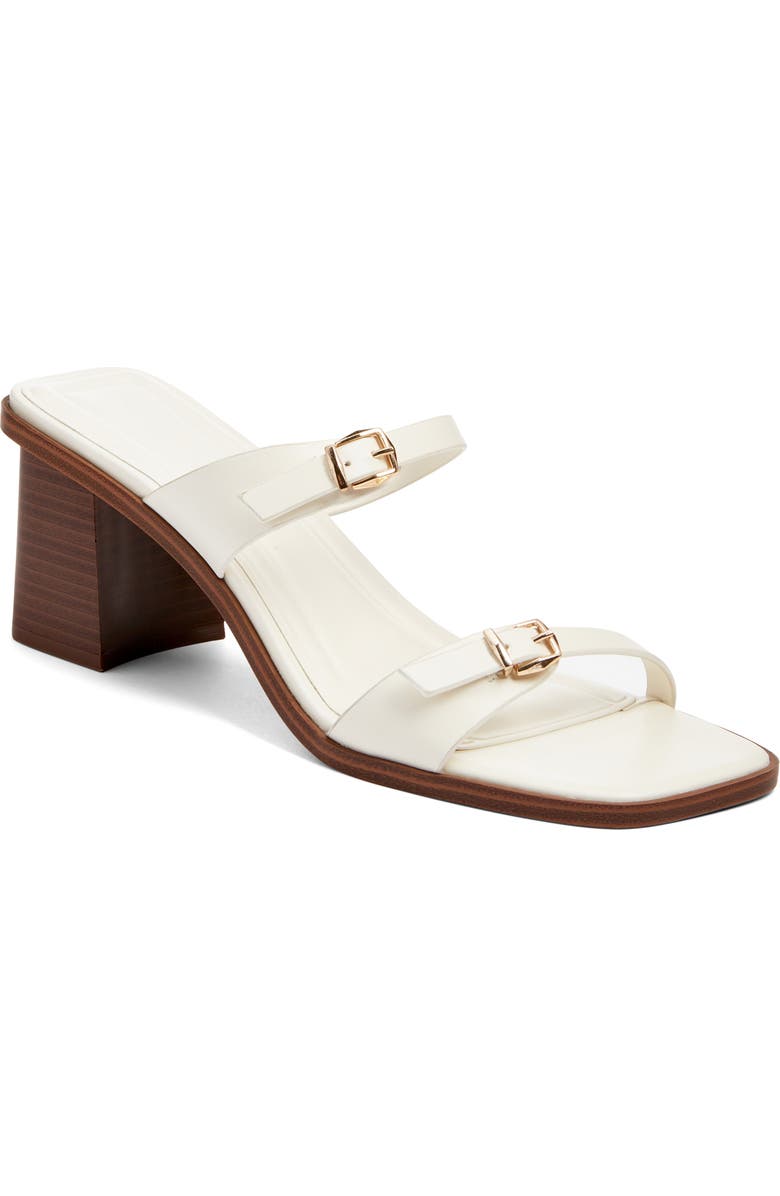 Open Edit Akari Block Heel Sandal, Main, color, Ivory Egret