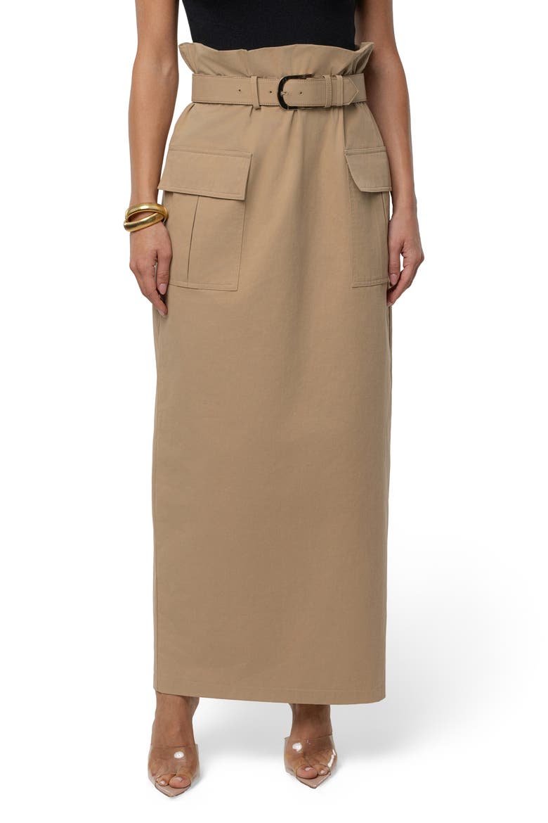 New Edge Cargo Skirt, Main, color, BEIGE