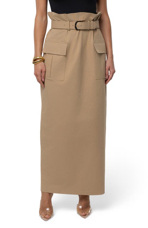 Jluxlabel New Edge Cargo Skirt In Neutral
